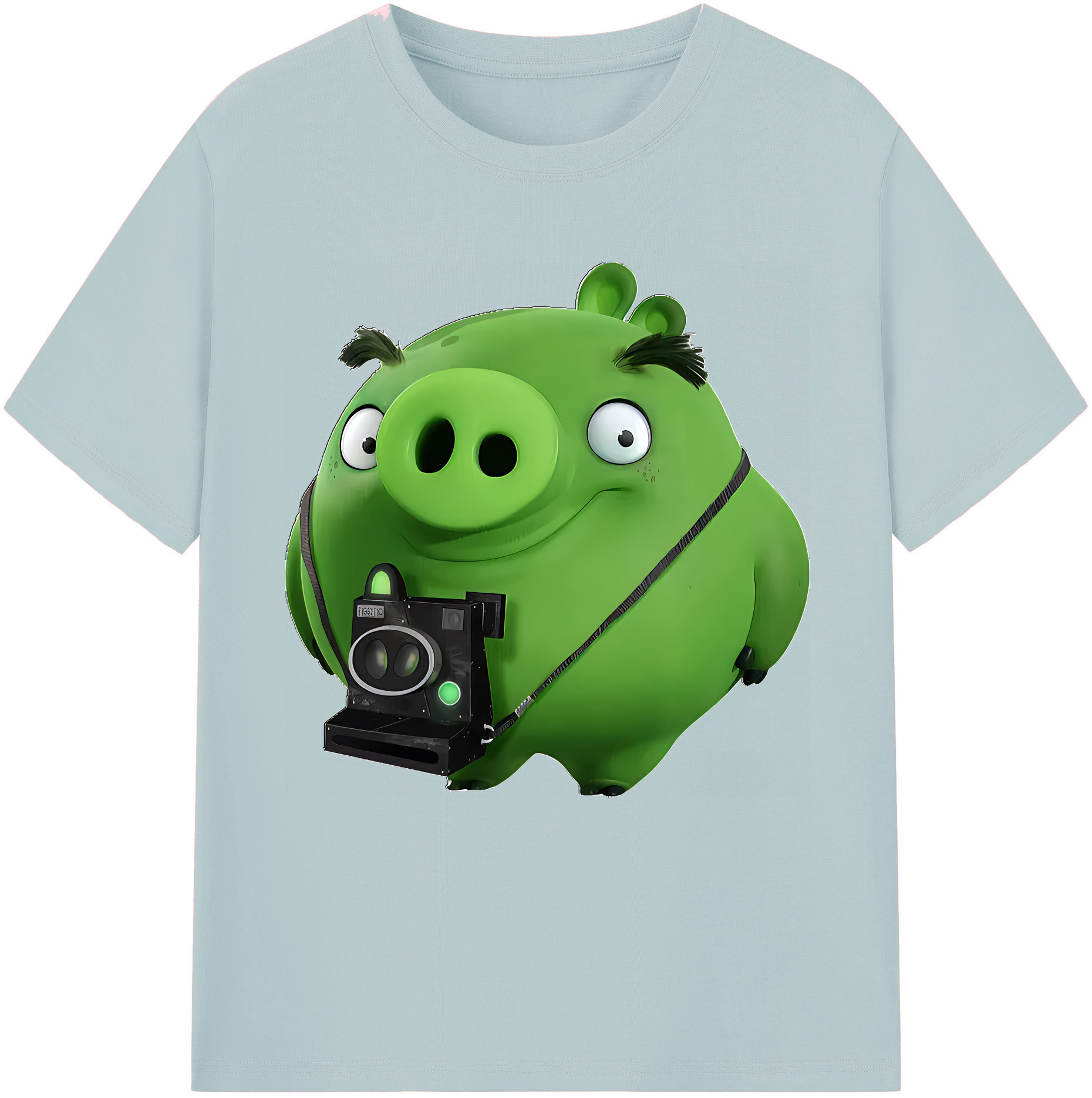 （画像用） Angry Birds アングリーバード 綿100％半袖Tシャツ（フロントプリント）